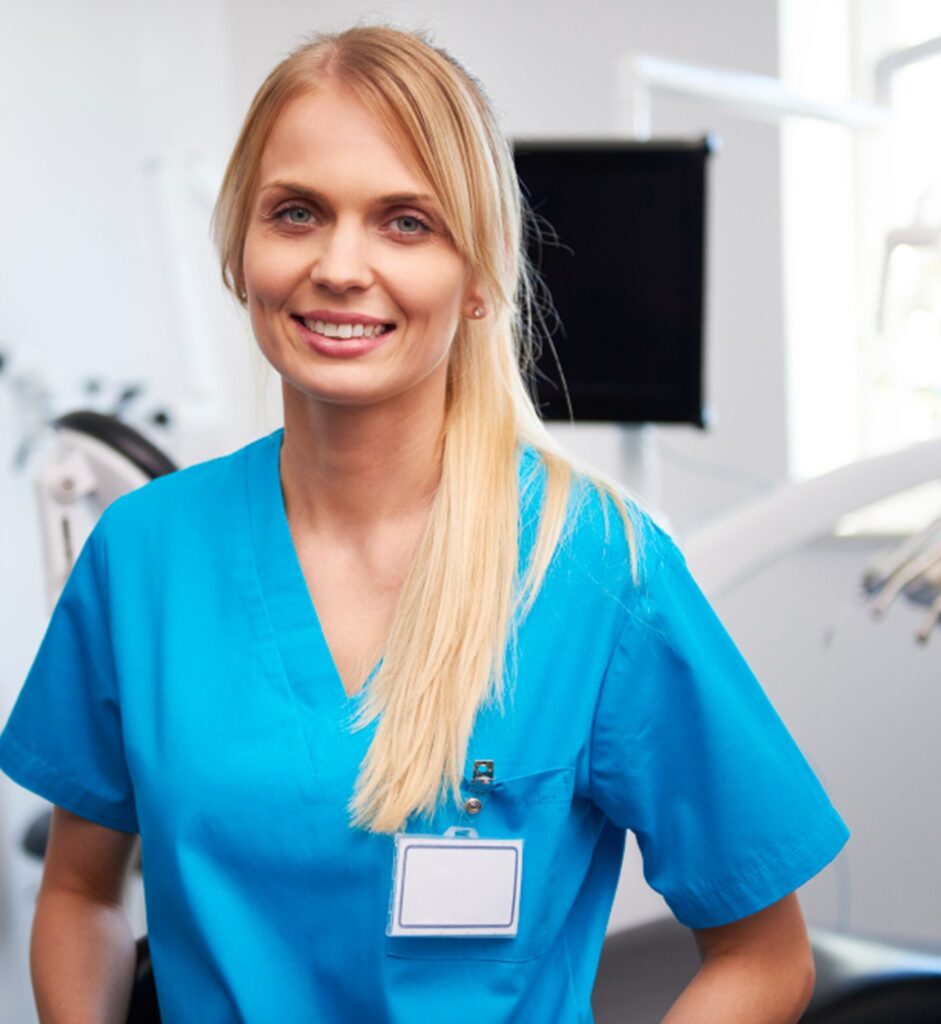 Portrait d'une secrétaire dentaire