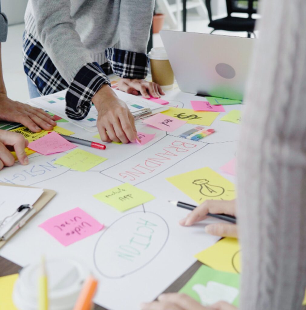 des éléments pour la gestion de projet sur un bureau